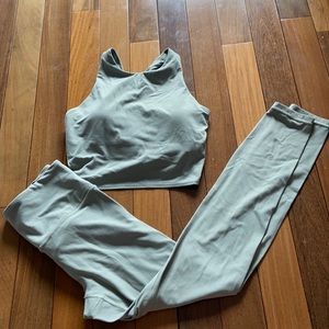 Athleta crop & leggings set